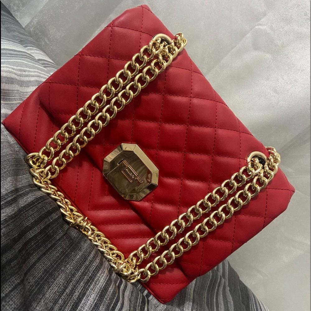 Aldo red menifee bag